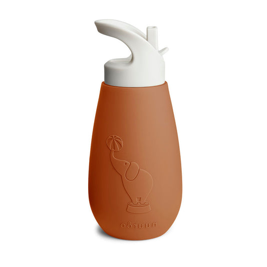 Nuuroo Pax Silicone Drinking Bottle - Caramel Cafe - Laadlee