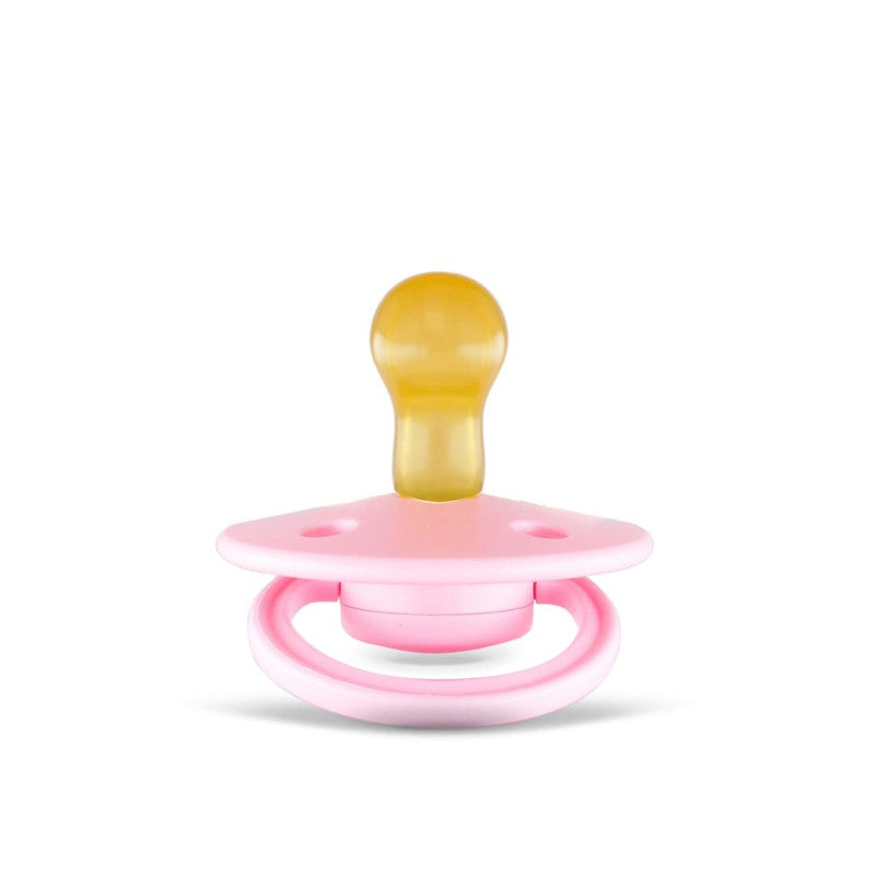 Rebael Mono Round Pacifier Size 1 - Sweet Pink - Laadlee
