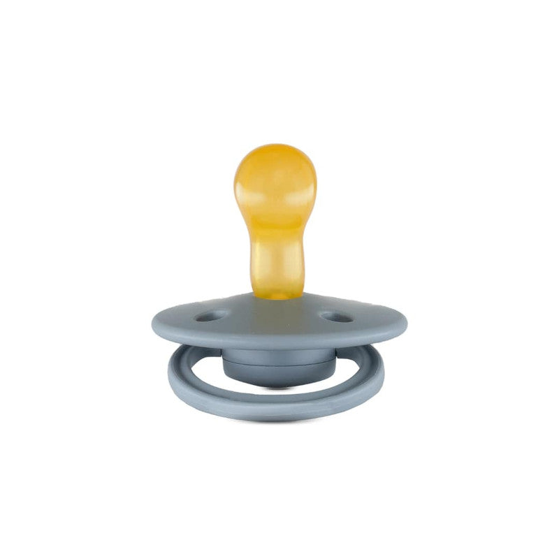Rebael Mono Round Pacifier Size 1 - Pewter - Laadlee