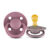 Rebael Mono Round Pacifier Size 1 - Plum - Laadlee