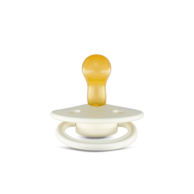 Rebael Mono Round Pacifier Size 1 - Champagne - Laadlee