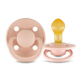 Rebael Mono Round Pacifier Size 2 - Baby Blush - Laadlee
