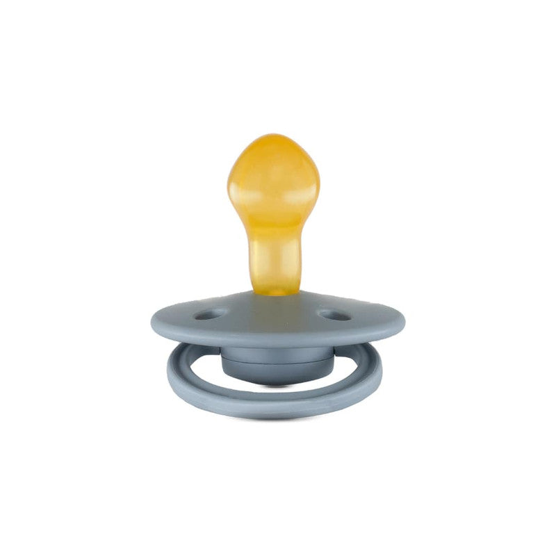 Rebael Mono Round Pacifier Size 2 - Pewter - Laadlee