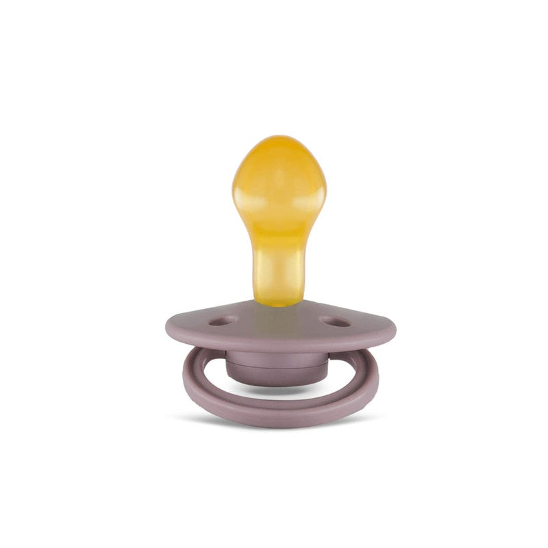 Rebael Mono Round Pacifier Size 2 - Plum - Laadlee