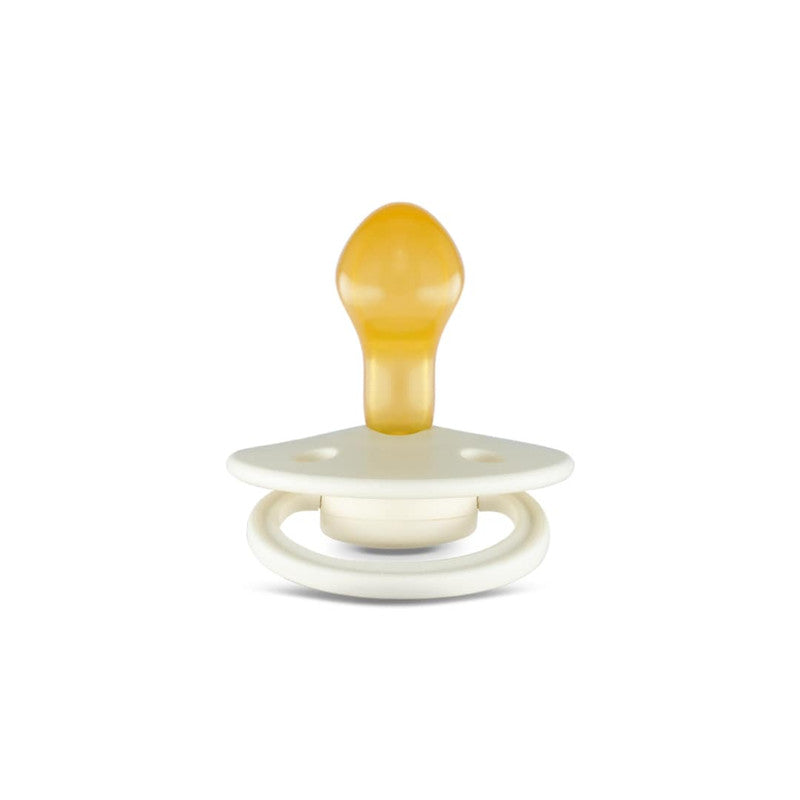 Rebael Mono Round Pacifier Size 2 - Champagne - Laadlee