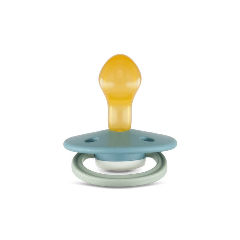 Rebael Fashion Round Pacifier Size 2 - Rainy Pearly Dolphin - Laadlee