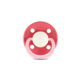 Rebael Fashion Round Pacifier Size 2 - Hot Pearly Flamingo - Laadlee