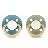 Rebael Fashion Round Pacifier Size 1 - Pack of 2 - Rainy Pearly Lion / Cloudy Pearly Lion - Laadlee