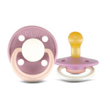 Rebael Fashion Round Pacifier Size 1 - Pack of 2 - Misty Pearly Poodle / Frosty Pearly Rhino - Laadlee