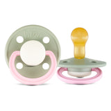 Rebael Fashion Round Pacifier Size 1 - Cloudy Pearly Flamingo - Laadlee