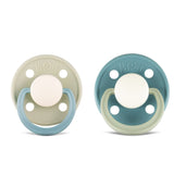 Rebael Fashion Round Pacifier Size 2 - Pack of 2 - Cloudy Pearly Snake / Rainy Pearly Dolphin - Laadlee