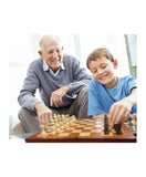 Ambassador - Folding Wood Chess Set - Laadlee