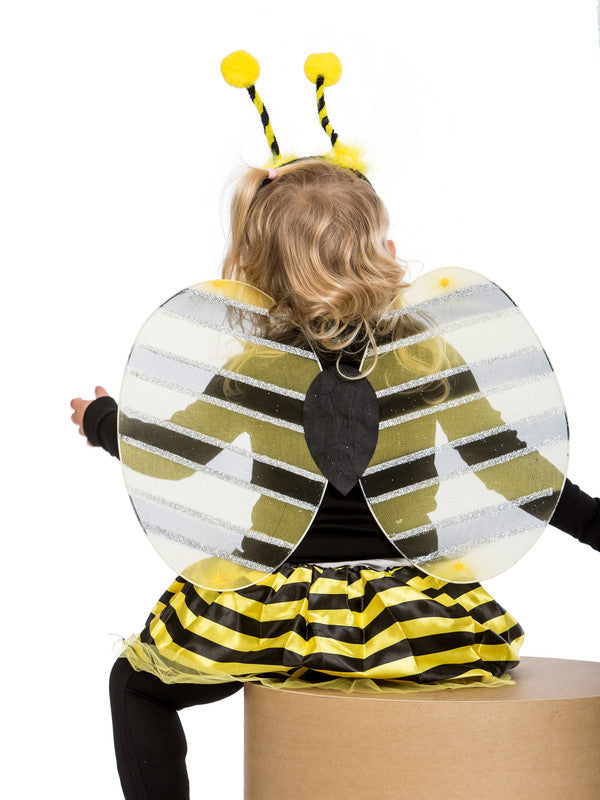 MamaMemo Satin Skirt - Bee - Laadlee