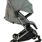 Youbi Toddler German Travel Light Stroller-Grey with New Born Attachment - Laadlee
