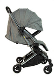 Youbi Toddler German Travel Light Stroller-Grey with New Born Attachment - Laadlee