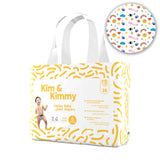 Kim & Kimmy - Size 6 Funny Icons Diapers, 15-20kg, qty 38 - Laadlee