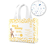 Kim & Kimmy - Size 6 Space Travel Diapers, 15-20kg, qty 38 - Laadlee