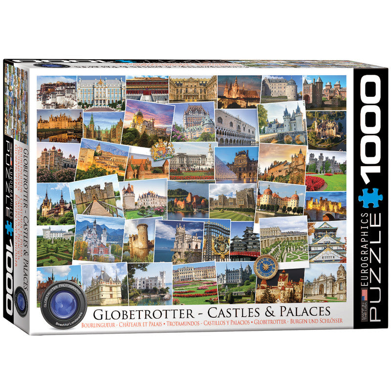 EuroGraphics Castles & Palaces - Globetrotter 1000 Pieces Puzzle - Laadlee