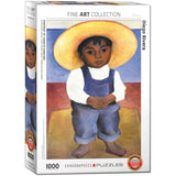 EuroGraphics Portrait of Ignacio Sanchez by Diego Rivera 1000 Pieces Puzzle - Laadlee