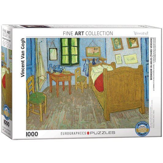 EuroGraphics Bedroom In Arles By Vincent Van Gogh 1000 Pieces Puzzle - Laadlee