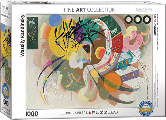 EuroGraphics Dominant Curve by Wassily Kandinsky 1000-Piece Puzzle - Laadlee