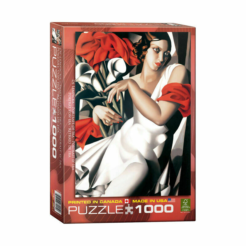 EuroGraphics Portrait Of Ira By Tamara De Lempicka 1000 Pieces Puzzle - Laadlee