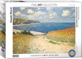 EuroGraphics Path Through The Wheat Fields By Claude Monet 1000 Pieces Puzzle - Laadlee
