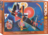 EuroGraphics In Blue By Wassily Kandinsky 1000 Pieces Puzzle - Laadlee
