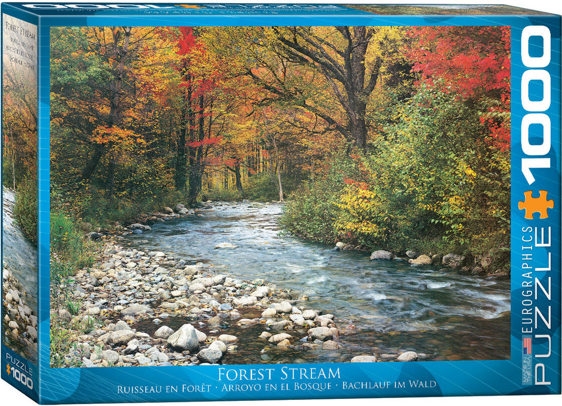 EuroGraphics Forest Stream - 1000 Pcs Puzzle - Laadlee