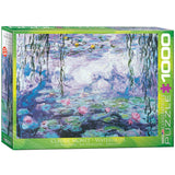 EuroGraphics Waterlilies By Claude Monet 1000 Pieces Puzzle - Laadlee