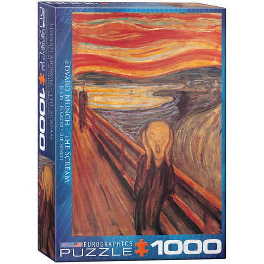 EuroGraphics The Scream By Edvard Munch 1000 Pieces Puzzle - Laadlee