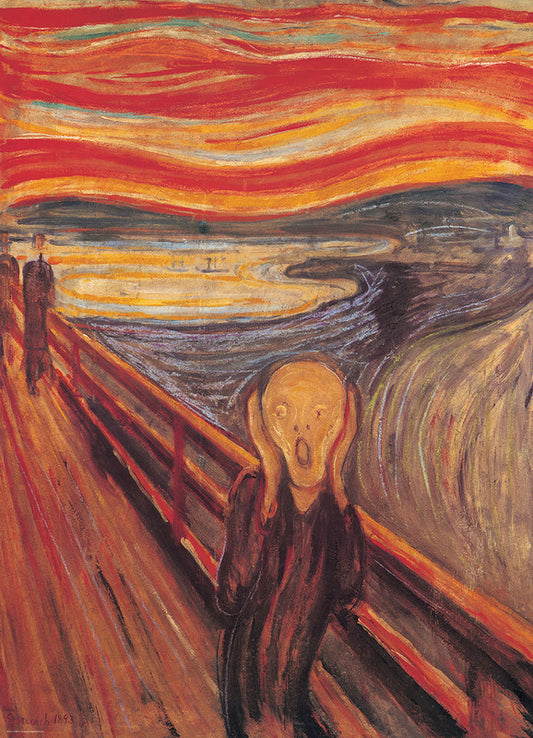 EuroGraphics The Scream By Edvard Munch 1000 Pieces Puzzle - Laadlee