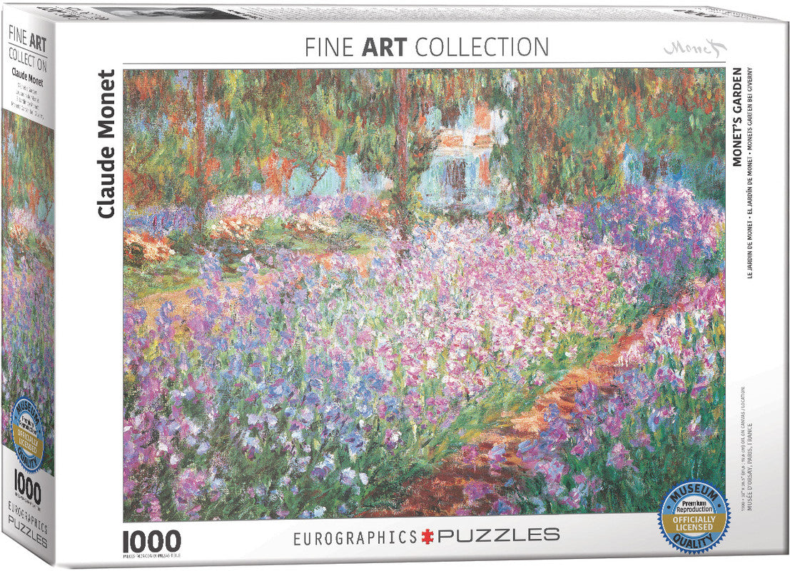 EuroGraphics Monet's Garden By Claude Monet 1000 Pieces Puzzle - Laadlee