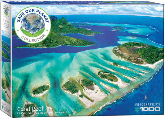 EuroGraphics Coral Reef - Save Our Planet 1000 Pieces Puzzle - Laadlee