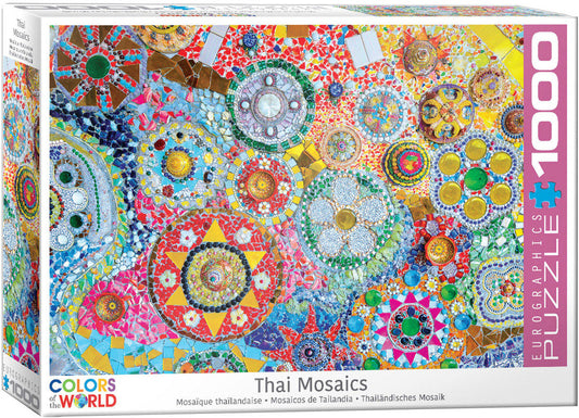 EuroGraphics Thailand Mosaic 1000 Piece Puzzle - Laadlee