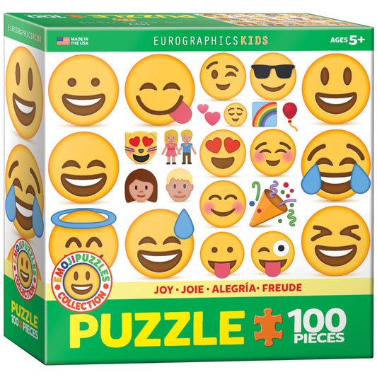 EuroGraphics Joy - Emoji 100 Pieces Puzzle - Laadlee