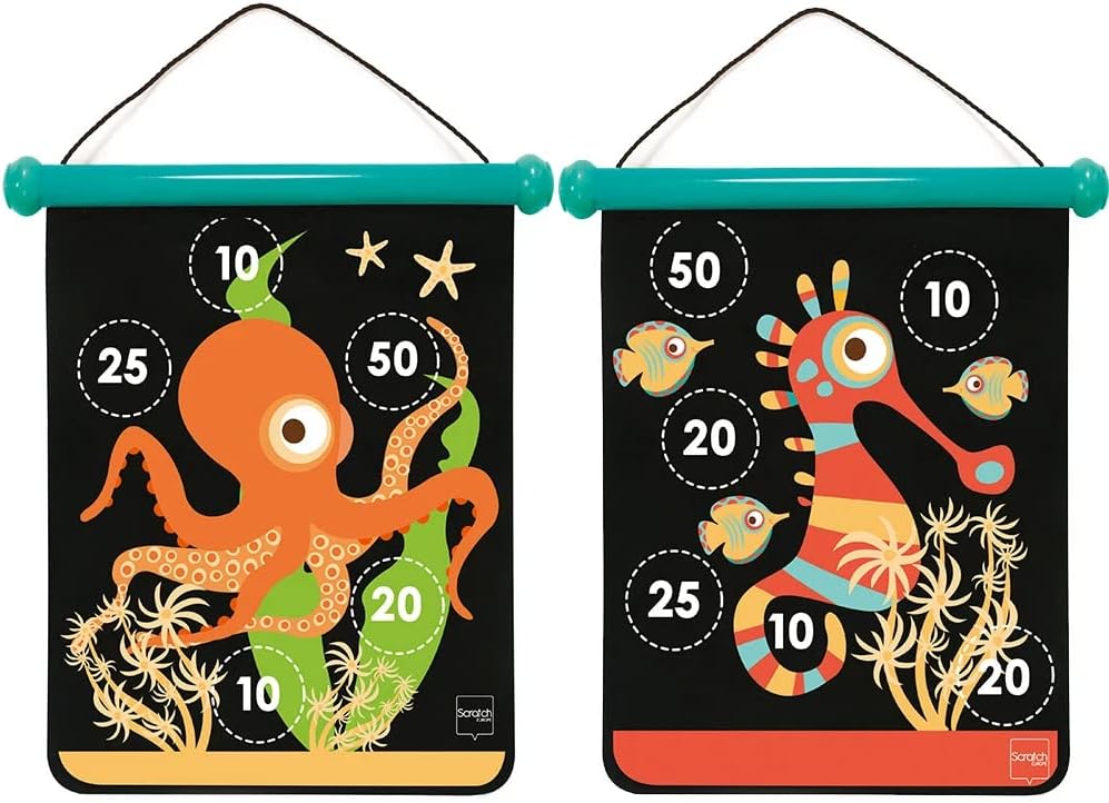Scratch Europe Magnetic Darts Medium Ocean - Laadlee