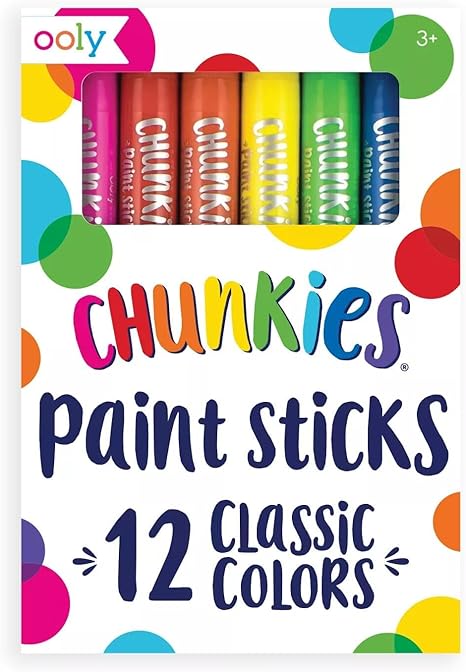 OOLY Chunkies Paint Sticks - Set of 12 - Classic - Laadlee