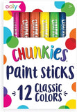 OOLY Chunkies Paint Sticks - Set of 12 - Classic - Laadlee
