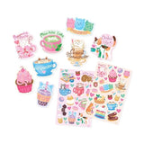 OOLY Scented Scratch Stickers - Cat Café - Laadlee