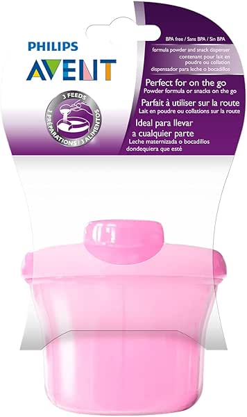 Philips Avent Milk Powder Dispenser Pink - Laadlee