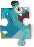 Scratch Europe Contour Puzzle - Monster - Laadlee