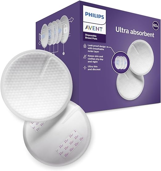 Philips Avent Ultra Comfort Disposable Breast Pads (Pack of 60) - Laadlee