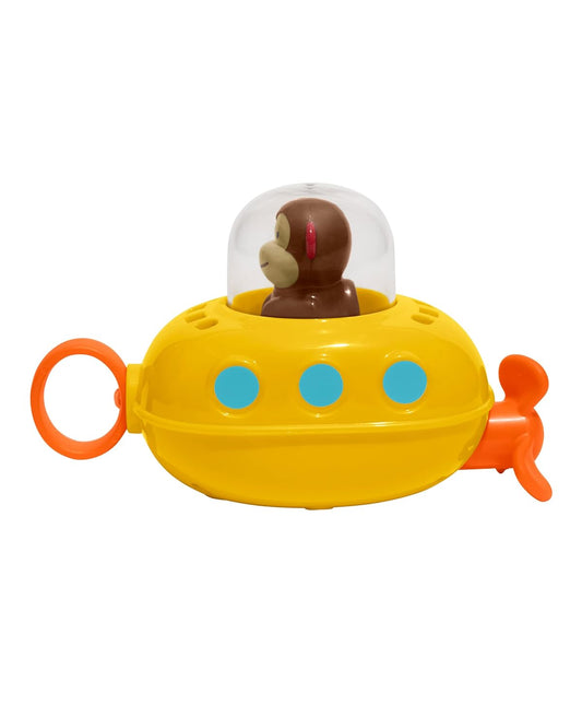 Skip Hop Zoo Pull & Go Submarine Bath Toy - Monkey - Laadlee