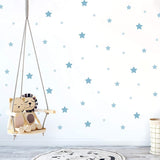My Nametags Wall Stickers - Blue Stars - Laadlee