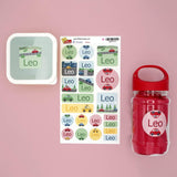 My Nametags Maxistickers - Cars (Pack of 21) - Laadlee