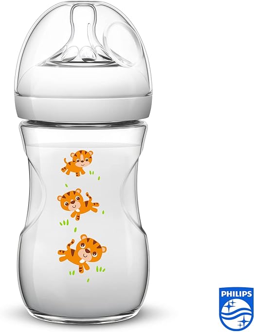 Philips Avent Natural Baby Feeding Bottle Tiger 260ml - Laadlee