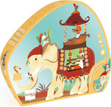 Scratch Europe Elephant Contour Puzzle 37 Pieces - Laadlee