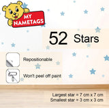 My Nametags Wall Stickers - Blue Stars - Laadlee