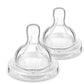 Philip Avent Anti Colic Teat Slow Flow, 2 Holes Normal (Pack of 2) - Laadlee